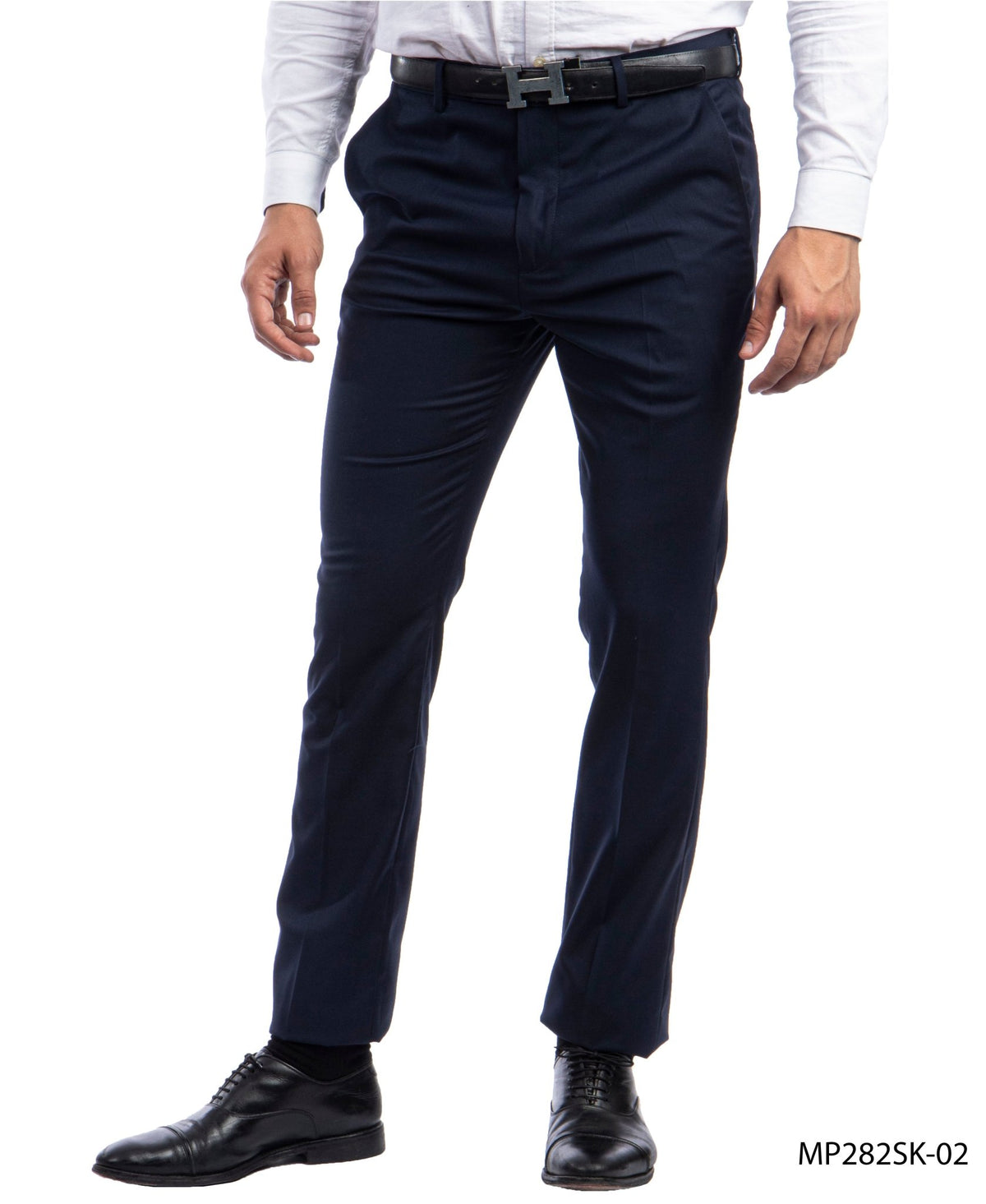 Sean Alexander Navy Skinny Fit Dress Pants - Bundle Bus