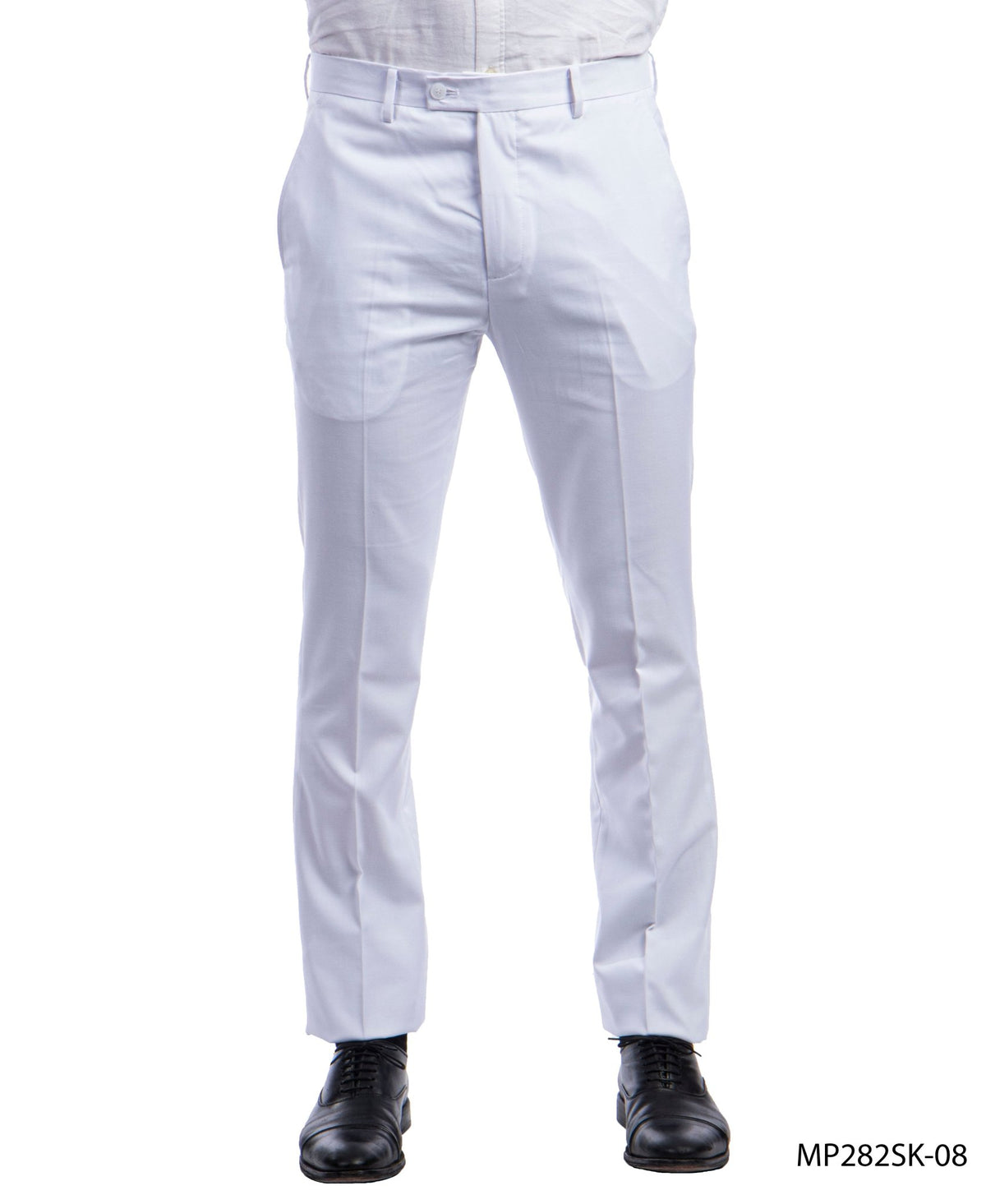 Sean Alexander White Skinny Fit Dress Pants - Bundle Bus