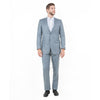 Shark Grey Men's 2pc Sharkskin Suit Slim - Fit - Bundle Bus