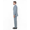 Shark Grey Men's 2pc Sharkskin Suit Slim - Fit - Bundle Bus