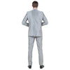 Silver Men's Sharskin Slim - Fit 3 - Piece Suit - Bundle Bus