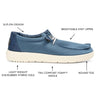 Vance Co. Moore Casual Slip - on Sneaker - Bundle Bus