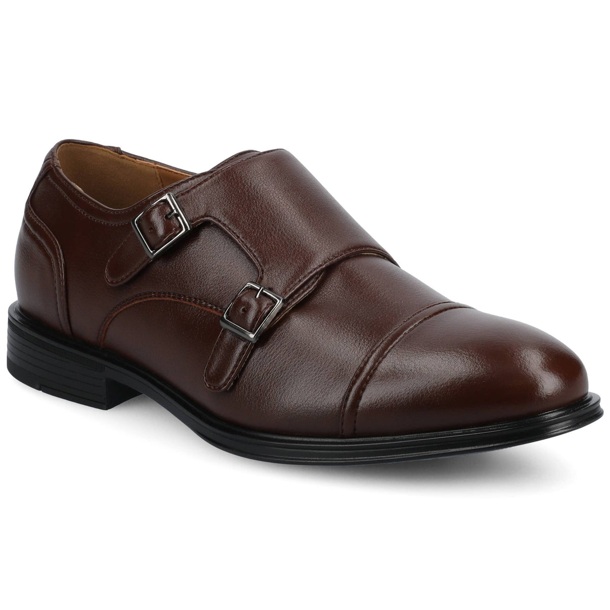 Vance Dillon Cap - toe Double Monk Strap Dress Shoe - Bundle Bus