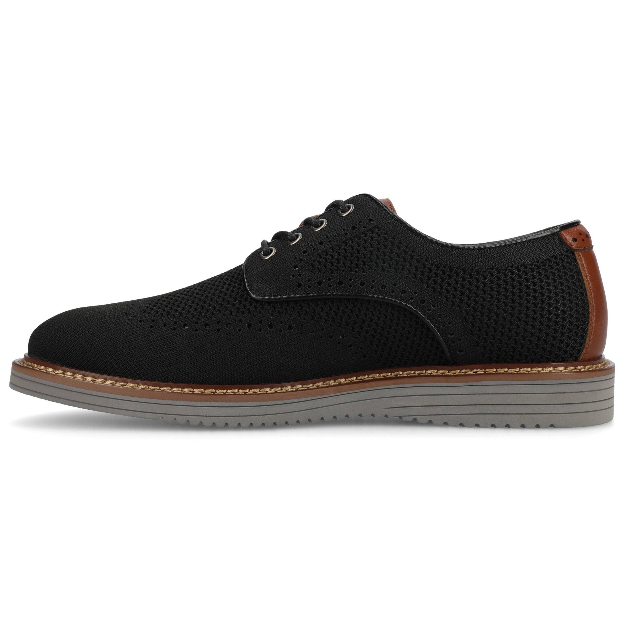 Vance Whitaker Casual Knit Hybrid Wingtip Dress Shoe - Bundle Bus