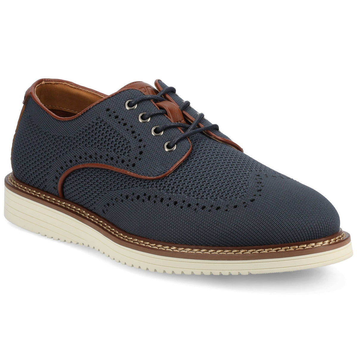 Vance Whitaker Casual Knit Hybrid Wingtip Dress Shoe - Bundle Bus