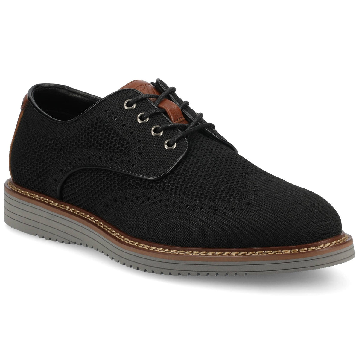 Vance Whitaker Casual Knit Hybrid Wingtip Dress Shoe - Bundle Bus