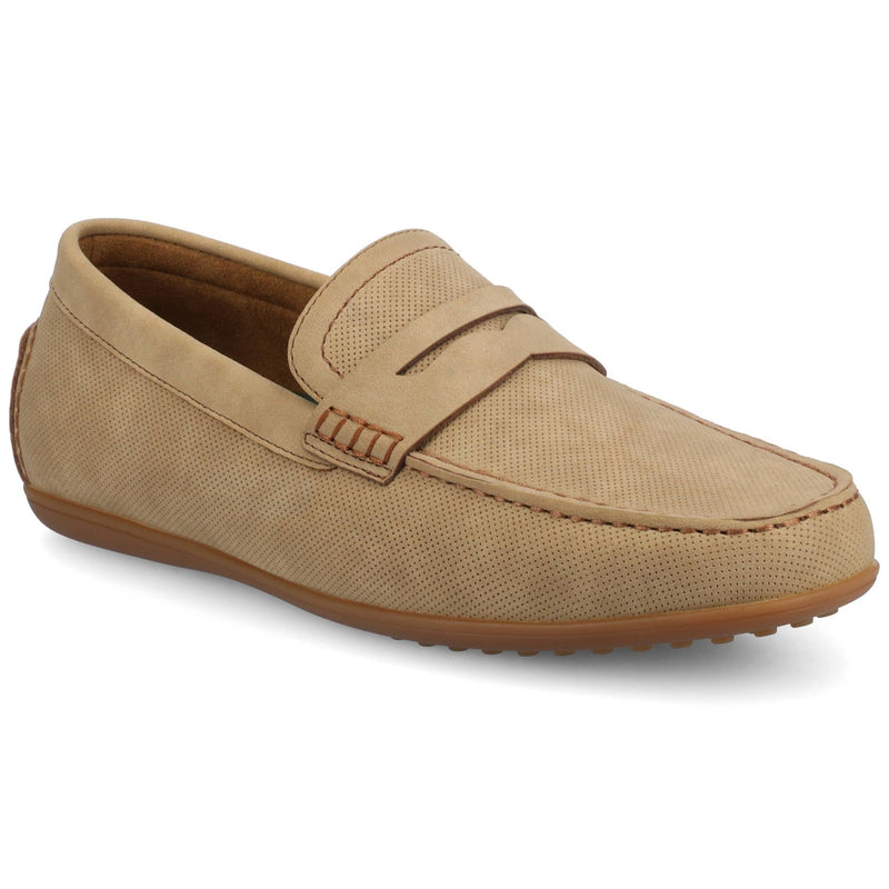 Vance Yates Perforated Slip - on Driving Penny Loafer - Bundle Bus
