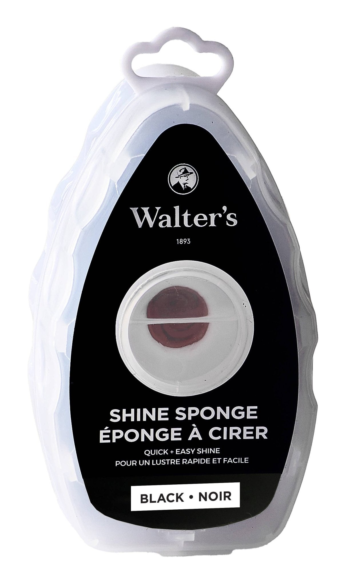 Walter's Shoe Care Shine Sponge (Black) - Bundle Bus