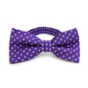 3pc Men's Purple Clip-on Suspenders, Dots Bow Tie & Hanky Sets - FYBTHSU-PUR#2 - Bundle Bus