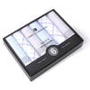 6pcs Men's Cotton Sky blue, Peach & Gray Handkerchiefs box-MFB1556 - Bundle Bus