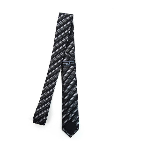 Geometric  Microfiber Poly Woven 2.25" Slim Tie - MPWS5918