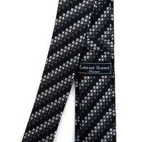 Geometric  Microfiber Poly Woven 2.25" Slim Tie - MPWS5918