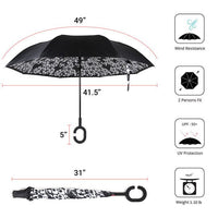 Abstract Geometric Open Inverted Umbrella -IUM18085 - Bundle Bus