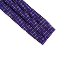 Checkered Pattern Microfiber Poly Woven Ascot With Hooks - PPA1711 - Bundle Bus