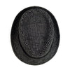 Fall/Winter Black Trilby Fedora Hat with White Dots & Black Band Trim - H1805259 - Bundle Bus