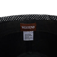 Fall/Winter Black Trilby Fedora Hat with White Dots & Black Band Trim - H1805259 - Bundle Bus