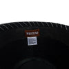 Fall/Winter Black Trilby Fedora Hat with White Pinstripes & Black Band Trim - H1805262 - Bundle Bus