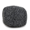 Fall/Winter Black & White Weave Pattern Ivy Hat - H1805050 - Bundle Bus