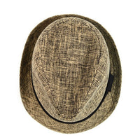Fall/Winter Light Brown Trilby Fedora Hat with Black Band Trim - H1805023 - Bundle Bus