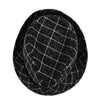 Fall/Winter Plaid Trilby Fedora Hat with Black Band Trim - H1805021 - Bundle Bus