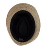 Fall/Winter Rhombus Geometric Trilby Fedora Hat with Black Band Trim - H1805025 - Bundle Bus