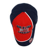 "God Bless America" Red & Navy 3D Embroidered Baseball Cap, Hat EBC10298 - Bundle Bus