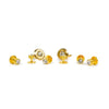 Gold-tone Brass Cufflink & 6 Stud Set CSS1705 - Bundle Bus