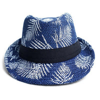 Kid's Short Brim Palm Tree Fedora Hat - BF180601 - Bundle Bus