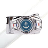Men's Anchor Rotating Ratchet Belt-MGLBB58-SIL - Bundle Bus