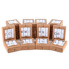 Men's Boxed Embroidered Initial Alphabet Cotton Handkerchiefs - IH3701 - Bundle Bus