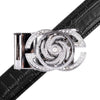 Men's Decor Rotating Bling Ratchet Belt-MGLBB59-SIL - Bundle Bus