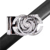 Men's Decor Rotating Bling Ratchet Belt-MGLBB59-SIL - Bundle Bus