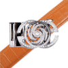Men's Decor Rotating Bling Ratchet Belt-MGLBB59-SIL - Bundle Bus