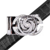 Men's Decor Rotating Bling Ratchet Belt-MGLBB59-SIL - Bundle Bus