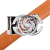 Men's Decor Rotating Bling Ratchet Belt-MGLBB59-SIL - Bundle Bus