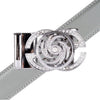 Men's Decor Rotating Bling Ratchet Belt-MGLBB59-SIL - Bundle Bus
