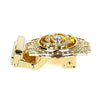 Men's Decor Rotating Bling Ratchet Belt-MGLBB60-GD - Bundle Bus