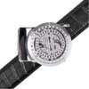 Men's Dollar Sign Rotating Bling Ratchet Belt-MGLBB65-SIL - Bundle Bus