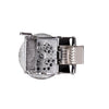Men's Dollar Sign Rotating Bling Ratchet Belt-MGLBB65-SIL - Bundle Bus