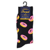 Men's Donut Novelty Socks - NVS1788-BK - Bundle Bus