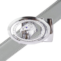 Men's Eagle Bling Ratchet Belt-MGLBB61-SIL - Bundle Bus
