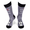 Men's Faith Hope Love Novelty Socks - NVS19574-GRY - Bundle Bus