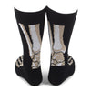 Men's Feet Bones Novelty Socks - NVS19599-BK - Bundle Bus