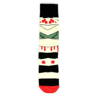 Men's Frankenstein Halloween Novelty Socks - NVS19516-IVORY - Bundle Bus