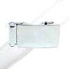 Men's Genuine Leather Polished Chrome Buckle Ratchet Belt - MGLBB50X-Chrome - Bundle Bus