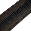 Men's Genuine Leather Sliding Buckle Ratchet Belt MGLBB1 - Bundle Bus