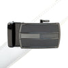 Men's Genuine Leather Sliding Buckle Ratchet Belt MGLBB19 - Bundle Bus