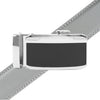 Men's Genuine Leather Sliding Buckle Ratchet Belt MGLBB22 - Bundle Bus