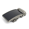 Men's Genuine Leather Sliding Buckle Ratchet Belt MGLBB25 - Bundle Bus