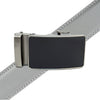 Men's Genuine Leather Sliding Buckle Ratchet Belt MGLBB25 - Bundle Bus